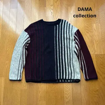 DAMA collection 모헤어 디자인 스웨터