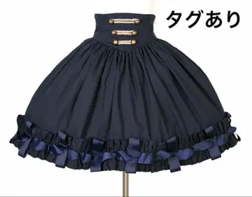 코르셋풍 스커트 앤티크 리본 안드로미오