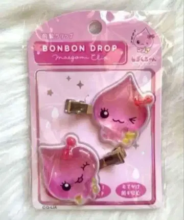 물방울 모자꽁지드롭 앞머리 클립 촉촉이