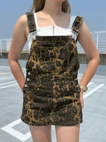 TMW 레오파드 데님 살로펫