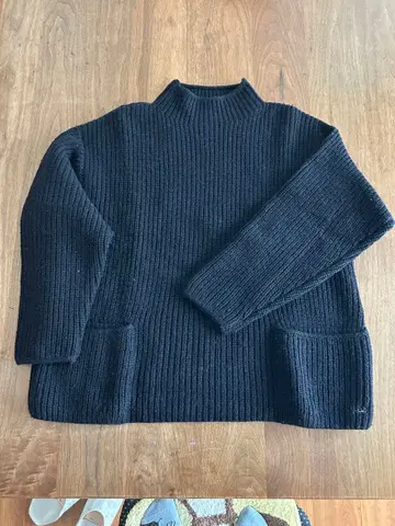 45R 하찌 마비코 스웨터 블랙