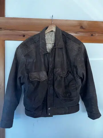 가죽 자켓 아메카지 짧은 기장