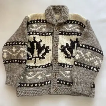 캐나다제 코위찬 니트