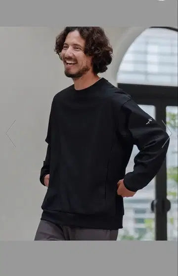 [가격 인하 불가] 콜앤리스폰스 무지 긴팔 티셔츠 블랙 XL 사이즈