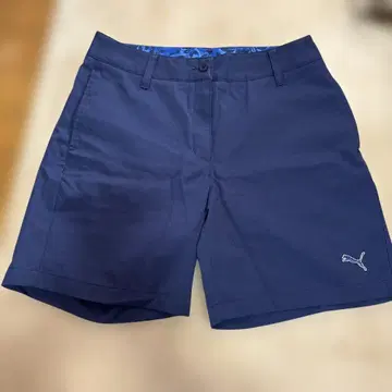 Puma 네이비 팬츠 꽃무늬 안감