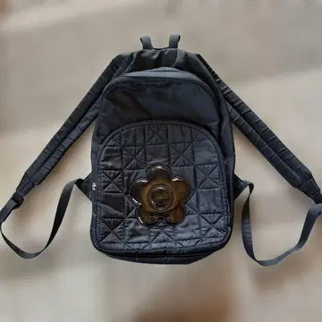 MARY QUANT 블랙 백팩