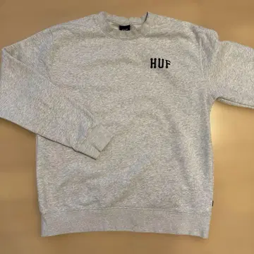 HUF 속기모 그레이 맨투맨