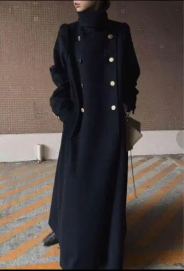 거의 미사용 [아메리빈티지] CHARME FLARE LONG COAT/S