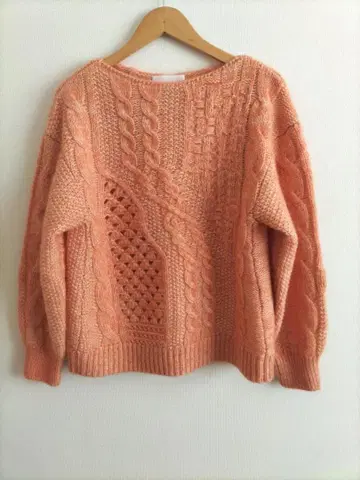 Mame Kurogouchi 멀티 패턴 케이블 니트 스웨터 사이즈 1