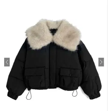 GRL 그레일 빅 퍼 컬러 다운 블루종[fo2218]