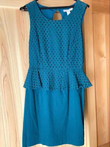 BANANA REPUBLIC 틸 페플럼 원피스 2호