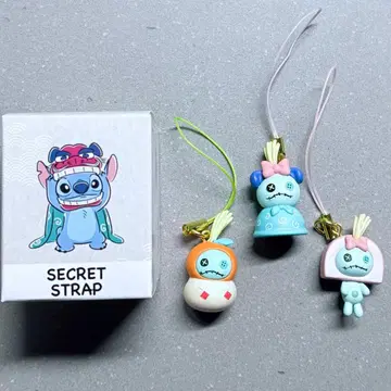 디즈니 스티치 시크릿 스트랩 램프 세트 설날