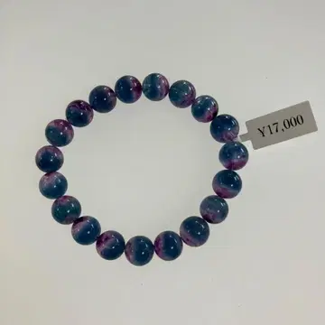 바이컬러 블루 플루오라이트 팔찌 9mm