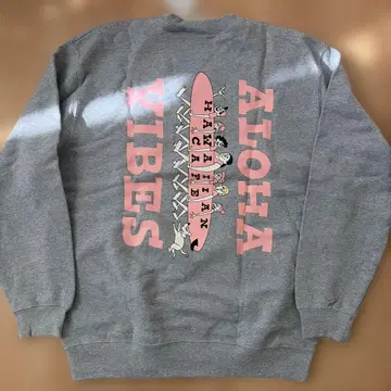 KONA'S Aloha Vibes 맨투맨 L 그레이 하와이