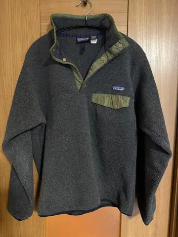 patagonia Synchilla 신틸라 스냅T 그레이 올리브 S