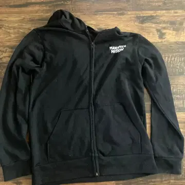 MANITHA MISSION 블랙 집업 후디 L 사이즈