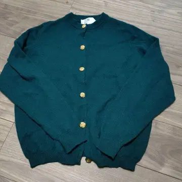 발렌티노의 캐시미어 가디건 그린 컬러 사이즈 42