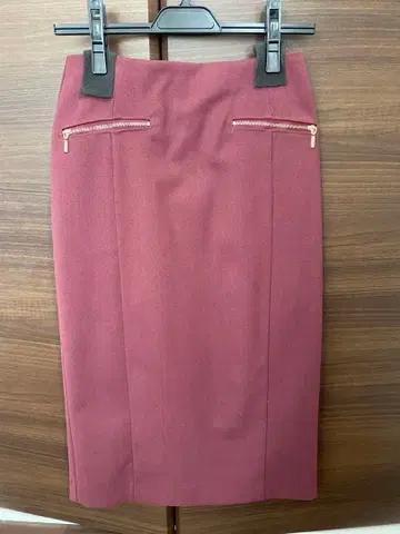 COHINA 코히나 울 지퍼 디자인 스커트