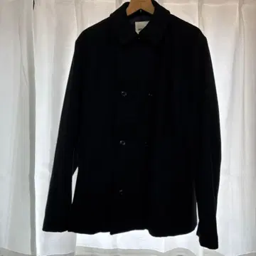 BACK NUMBER 블랙 더블 브레스트 자켓 XL 코트