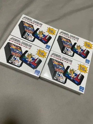 SEGA 세가 메가 드라이브 카트리지형 4개 세트 핀즈 배지