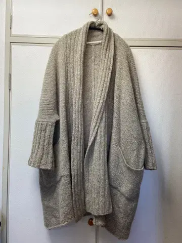 에밤에바 evam eva 로브 코트 울