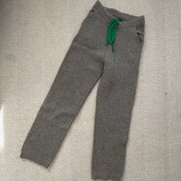 하라타이 니마 그레이 니트 팬츠 M