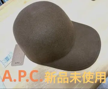 미사용 새상품 택 포함 A.P.C. 아페쎄 울 햇 브라운 캡