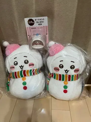 애니마이 복권 치이카와 A상 2개 오너먼트