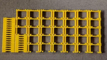 프라레일 블록 교각 33개 + 미니 교각 24개