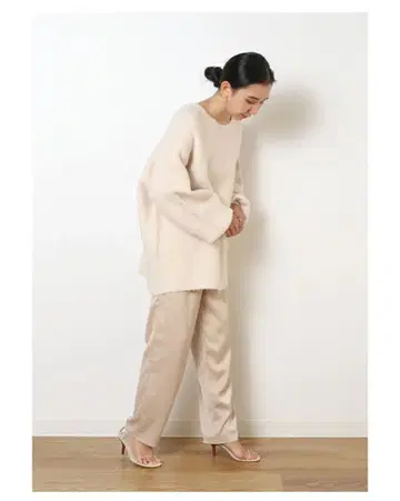 meri 핑크 루즈핏 니트