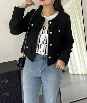 prose verse 블랙 노카라 자켓