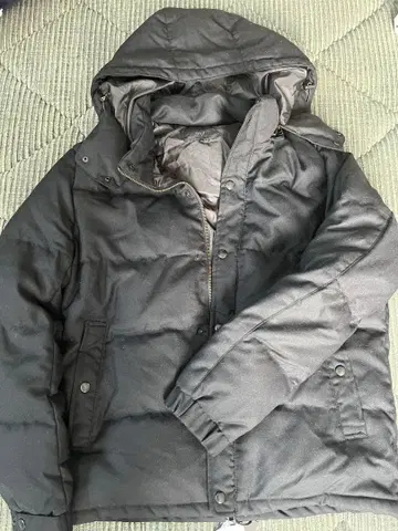 유니온 스테이션 블랙 다운 자켓 LL