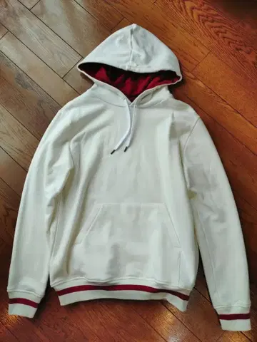 PS 폴 스미스 후드티 M 사이즈 화이트 x 빨간색 로고 새상품급