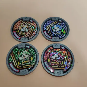 요괴워치 메달 보석냥 4장 세트