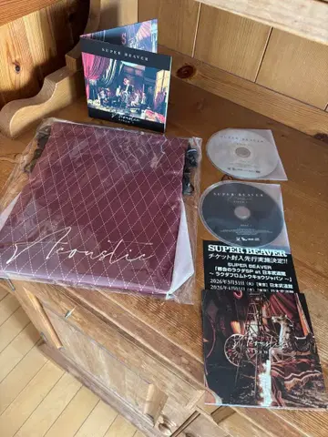 SUPER BEAVER Acoustic Album CD+DVD 백 포함