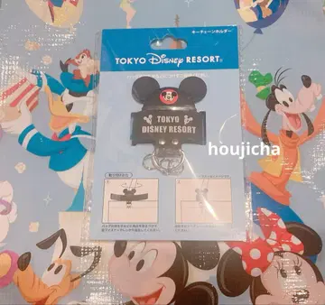 미개봉 새상품 디즈니 이어햇 키체인 홀더 미키