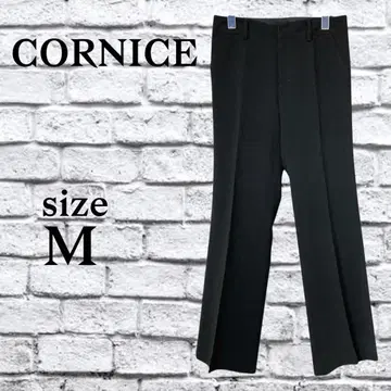 P87 코르니체 [ M ] 슬랙스 하의 바지 블랙 일본제