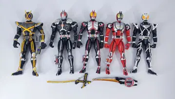 가면라이더 [ 파이즈 555 ] 피규어 5체 세트 가동식 현상품