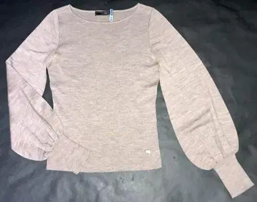 폭시 25853 울 디자인 스웨터 38 브라운