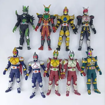 가면라이더 소프트 비닐 브레이드 검 BANDAI 2004년 9점 일괄