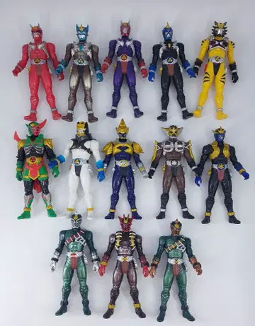 가면라이더 소프트 비닐 히비키 BANDAI 2004년 13점 일괄