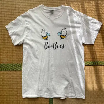 GILDAN BooBees 티셔츠 L 사이즈 화이트