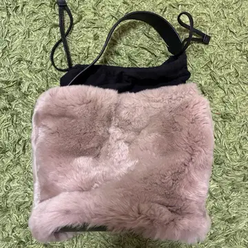 pre-fi 퍼 핸드백 그레이