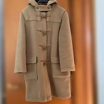 남성용 더플 코트 베이지