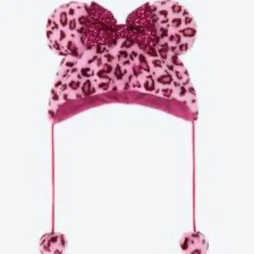 미니 마우스 레오파드 무늬 모자