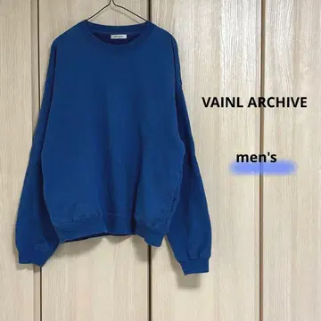VAINL ARCHIVE 블루 크루넥 트레이닝복