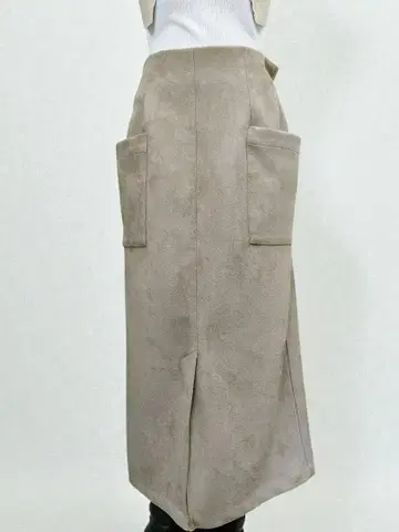 아이템즈 어반 리서치 롱 스커트 베이지