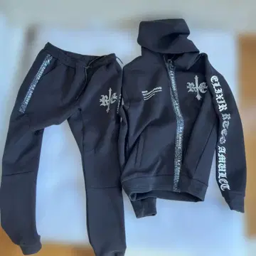 아담스 저글러 블랙 풀 집업 후드티 셋업