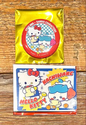 하치와레 산리오 캔뱃지 카드