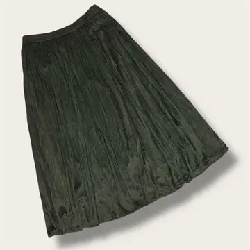 UNTITLED 언타이틀 스웨이드 플리츠 스커트 새상품급